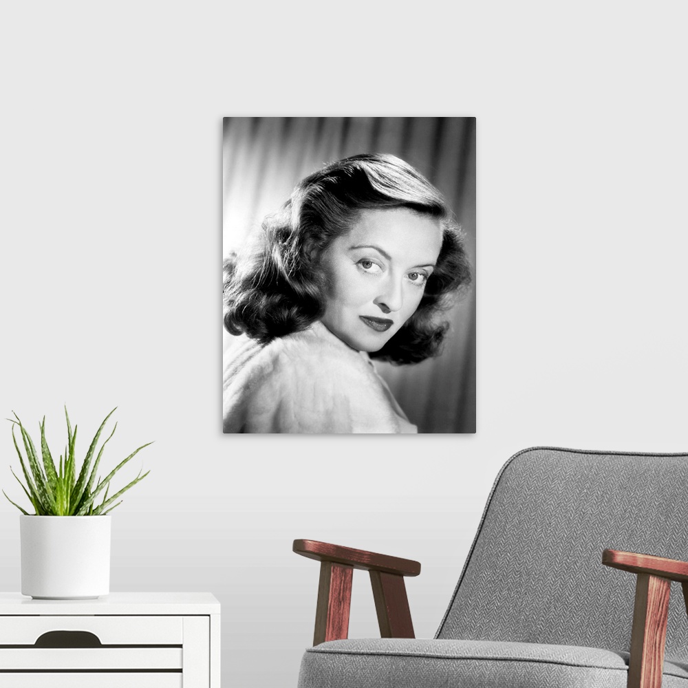 A modern room featuring Bette Davis, 1952.