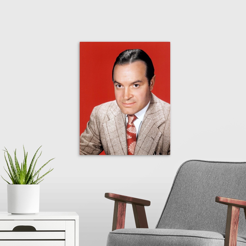 A modern room featuring Bob Hope - Vintage Publicity Photo