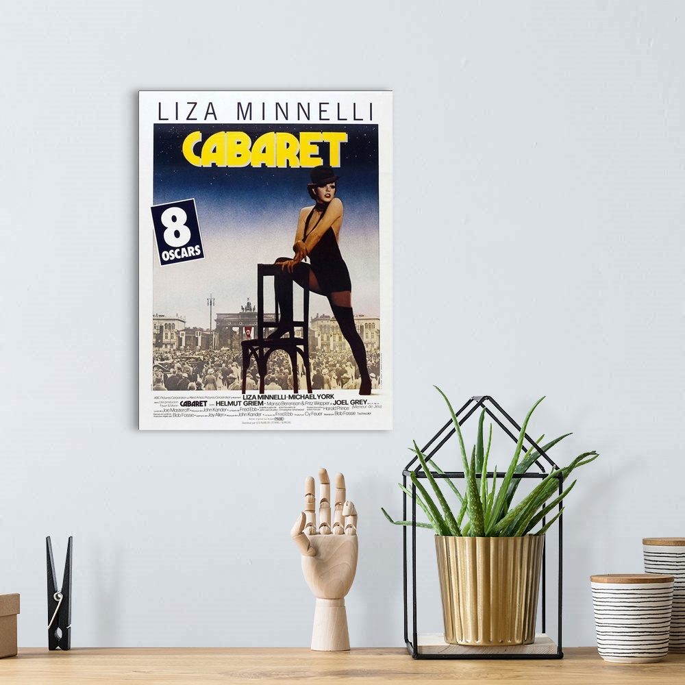 A bohemian room featuring Cabaret - Vintage Movie Poster (French)