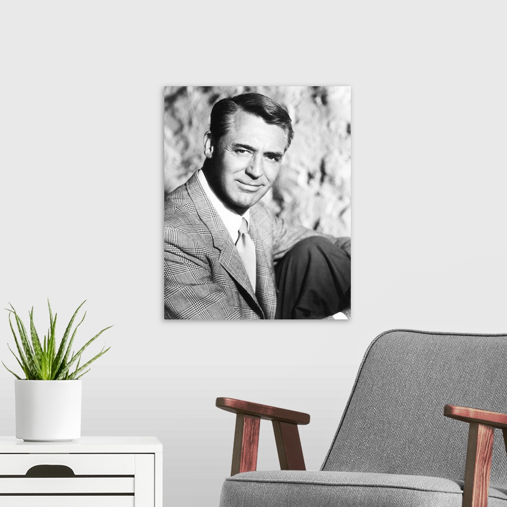A modern room featuring Cary Grant, 1960.