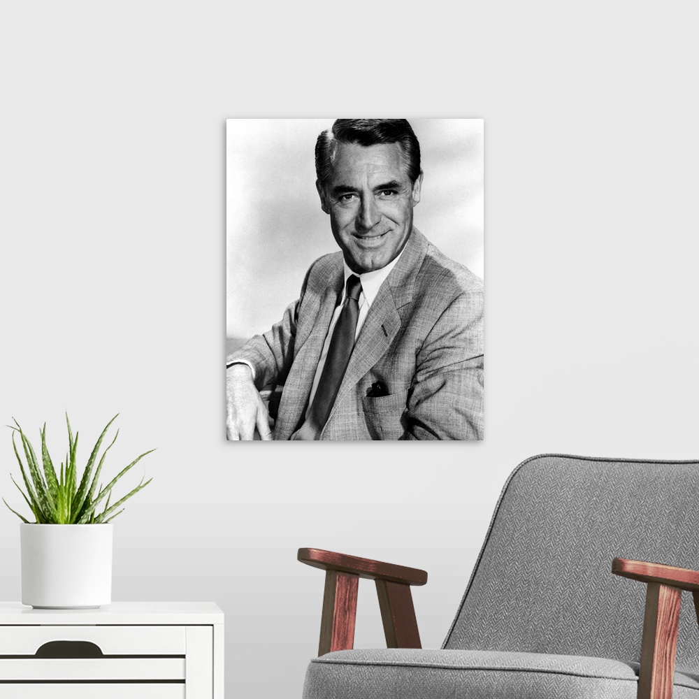 A modern room featuring Cary Grant - Vintage Publicity Photo