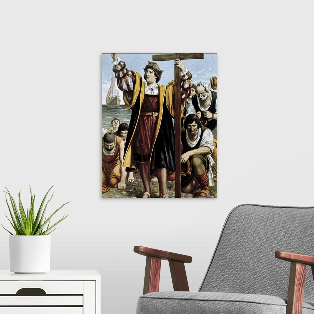 A modern room featuring Christopher Columbus (1451-1506)