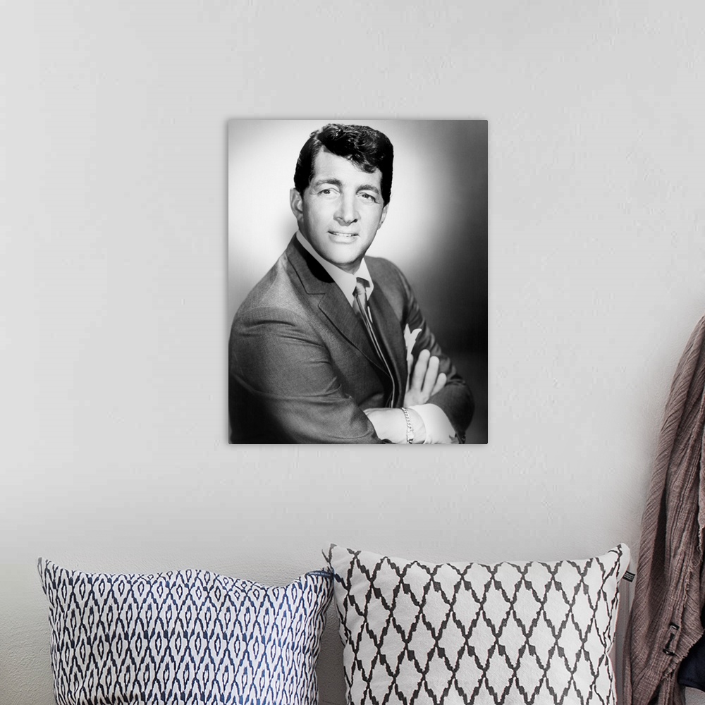 A bohemian room featuring Dean Martin in All In A Night's Work - Vintage Publicity Photo