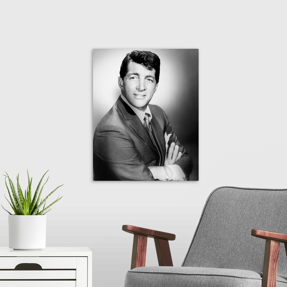 A modern room featuring Dean Martin in All In A Night's Work - Vintage Publicity Photo