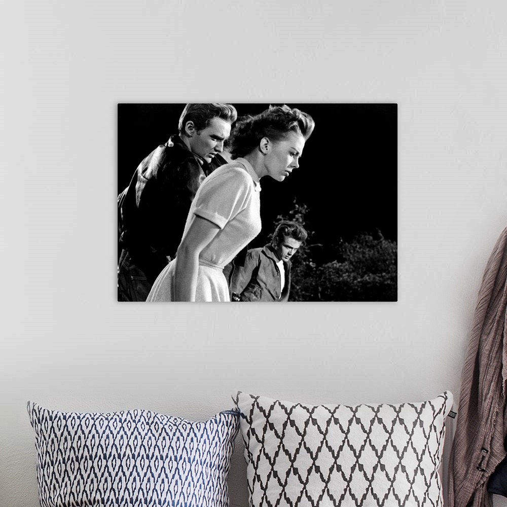 A bohemian room featuring Dennis Hopper, Natalie Wood, James Dean, Rebel Without A Cause