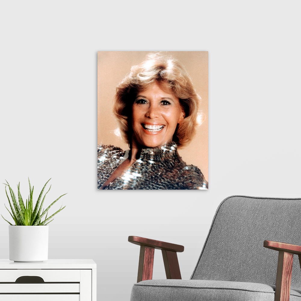 A modern room featuring Dinah Shore - Vintage Publicity Photo