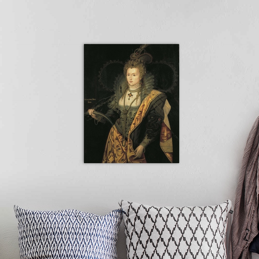A bohemian room featuring Elizabeth I, Queen of England