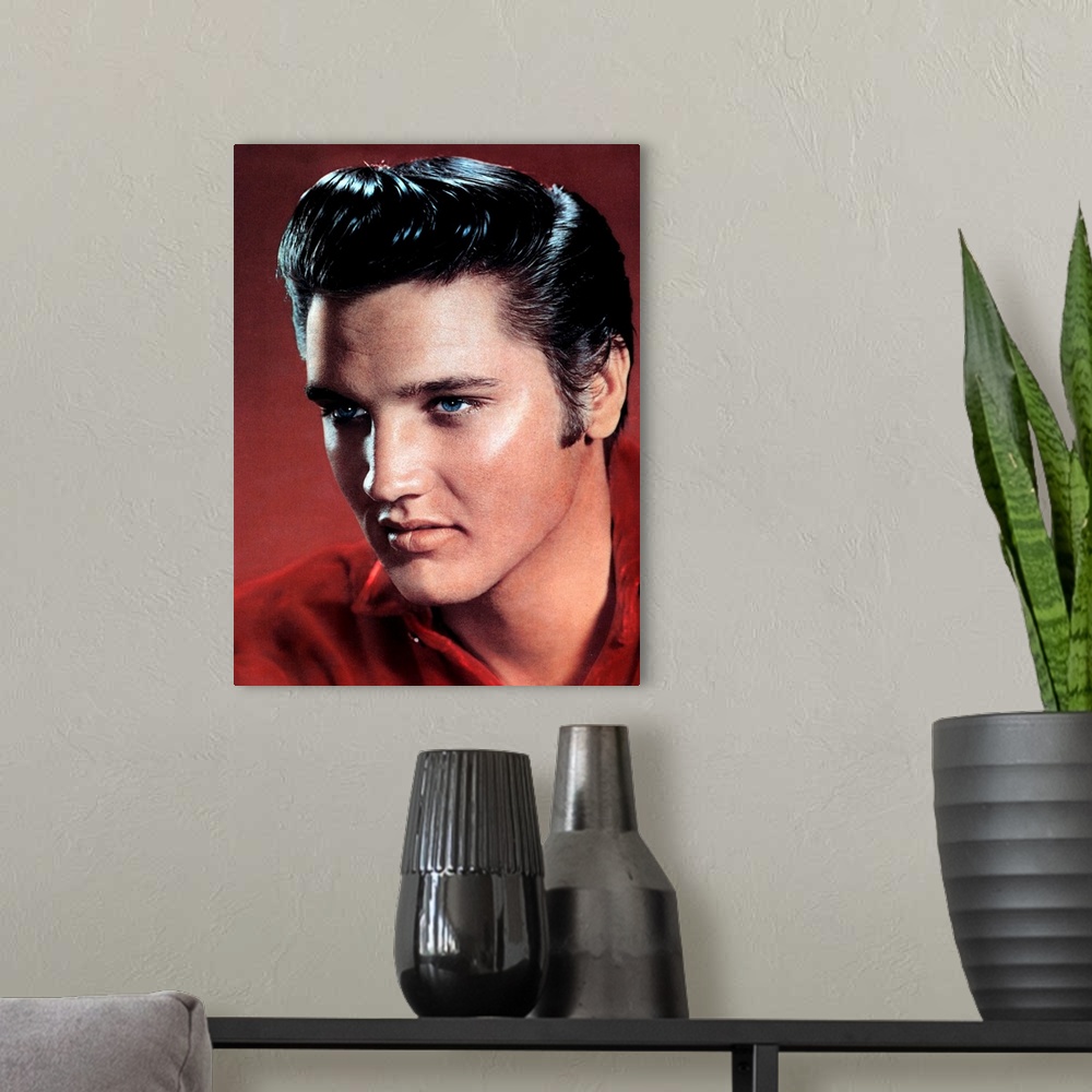 A modern room featuring Elvis Presley