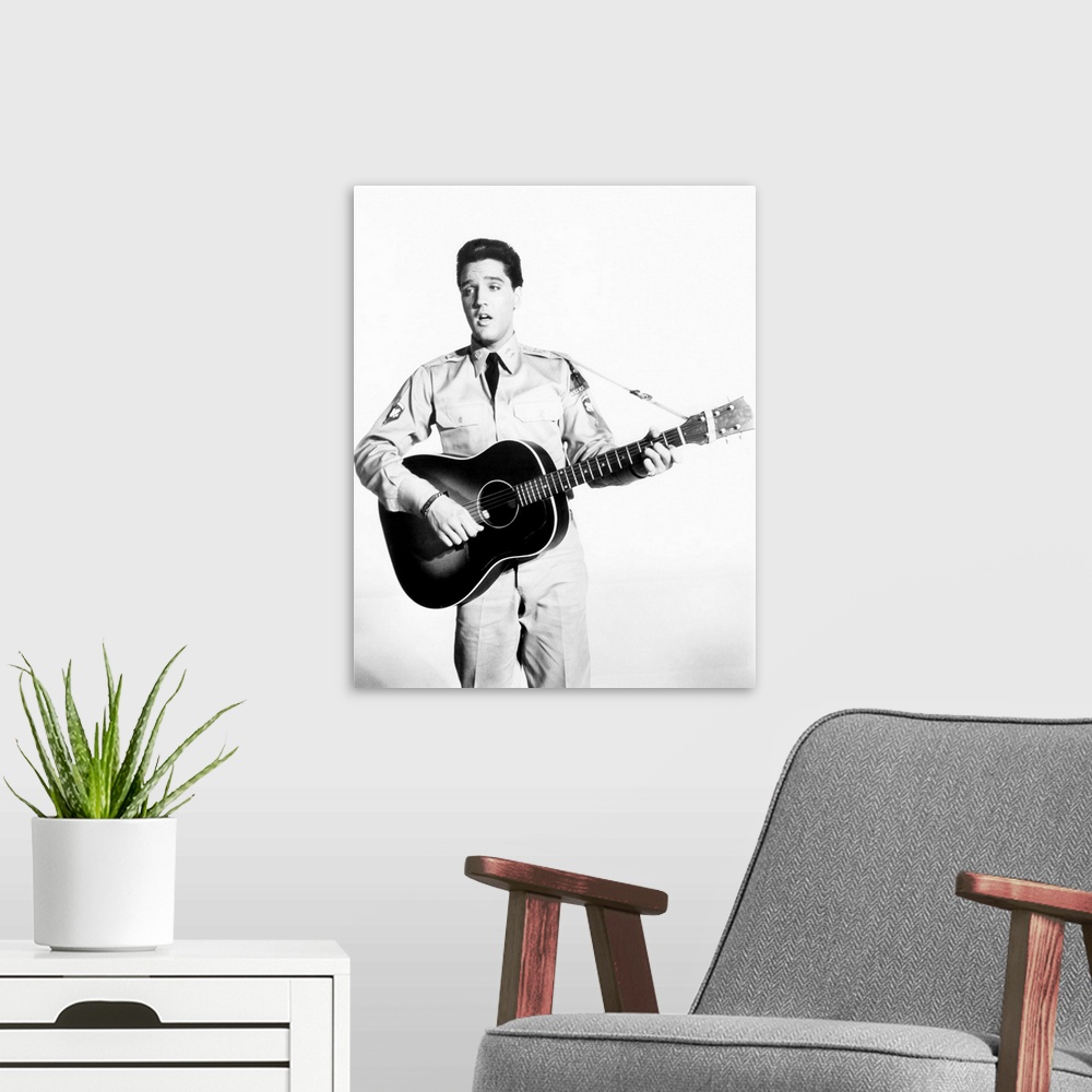A modern room featuring G.I. Blues, Elvis Presley, 1960.