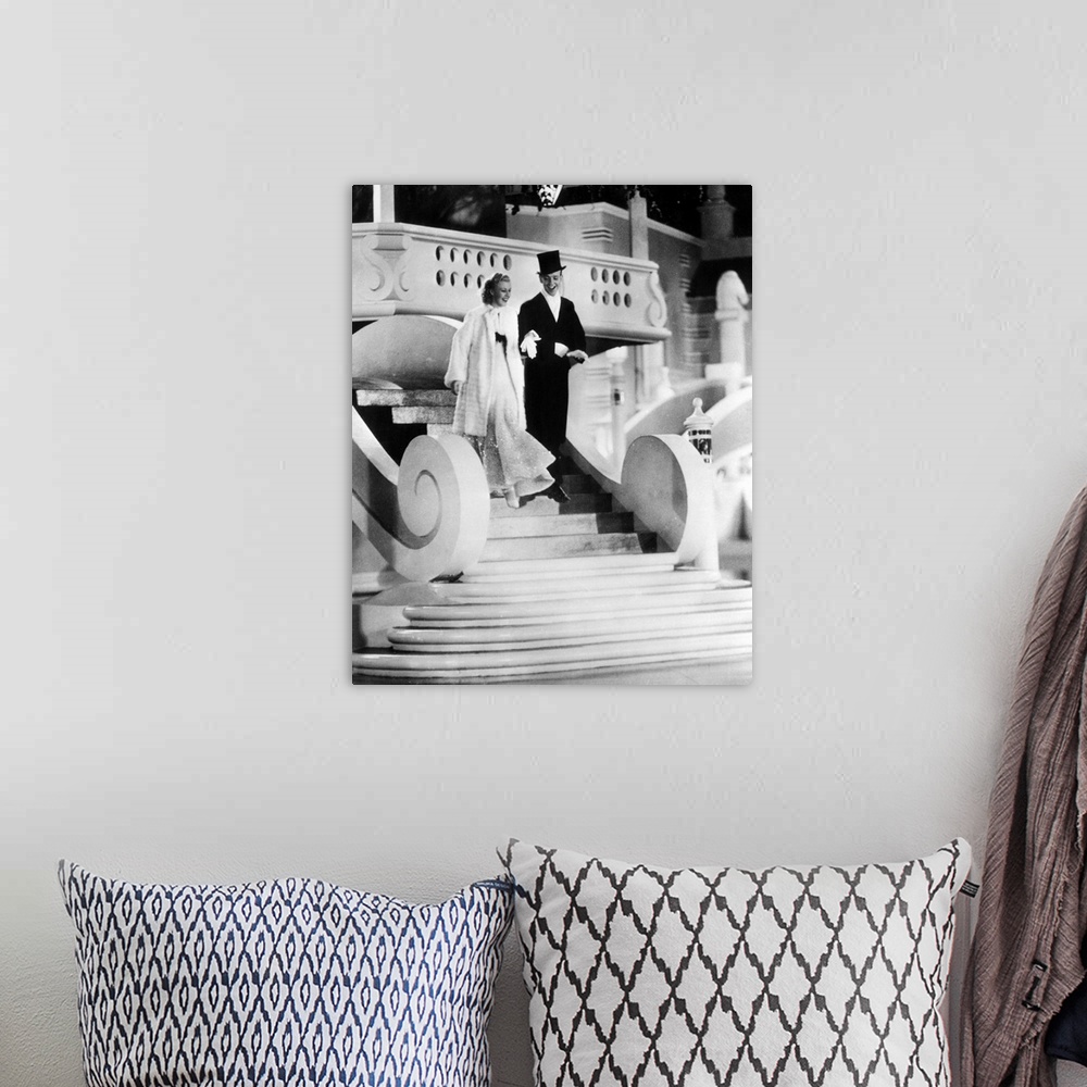 A bohemian room featuring Ginger Rogers and Fred Astaire in Top Hat - Movie Still
