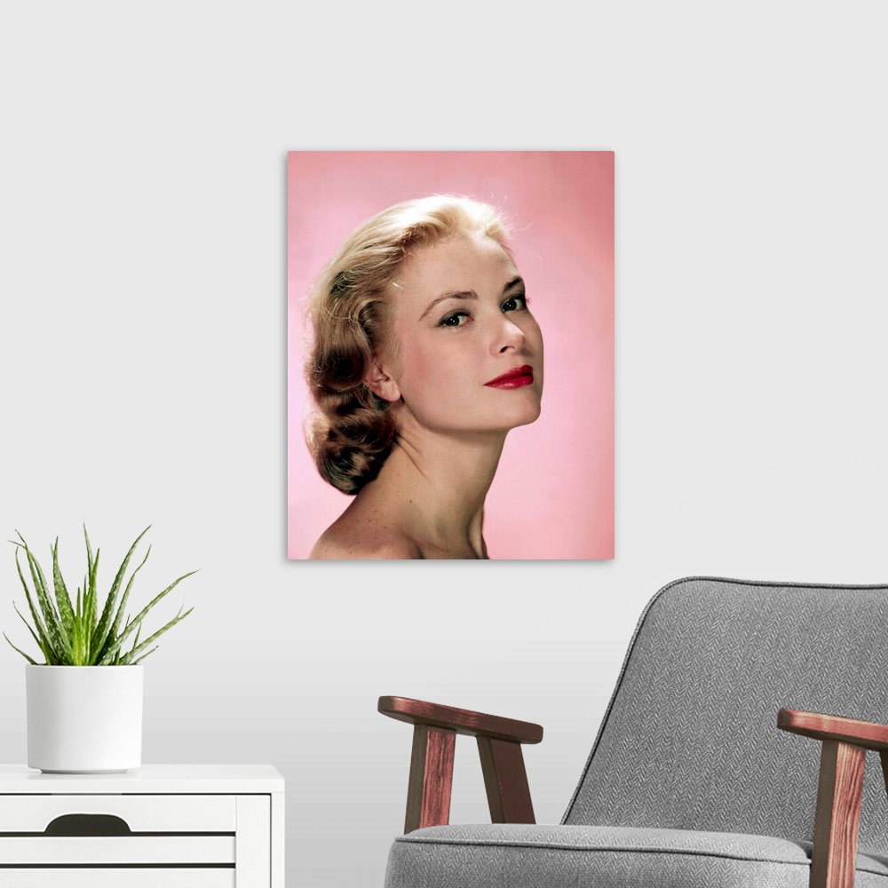 A modern room featuring Grace Kelly