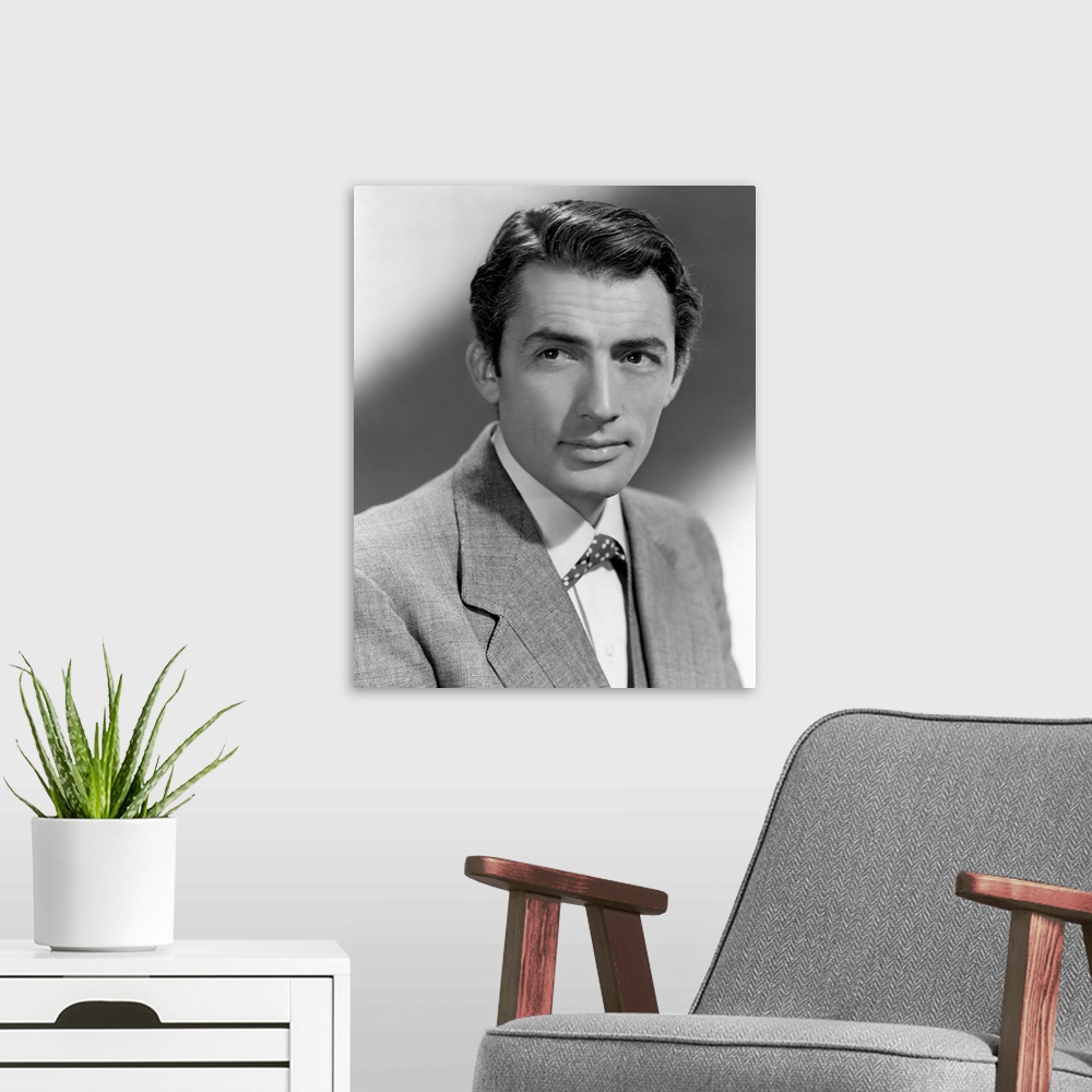 A modern room featuring Gregory Peck, The Valley Of Decision