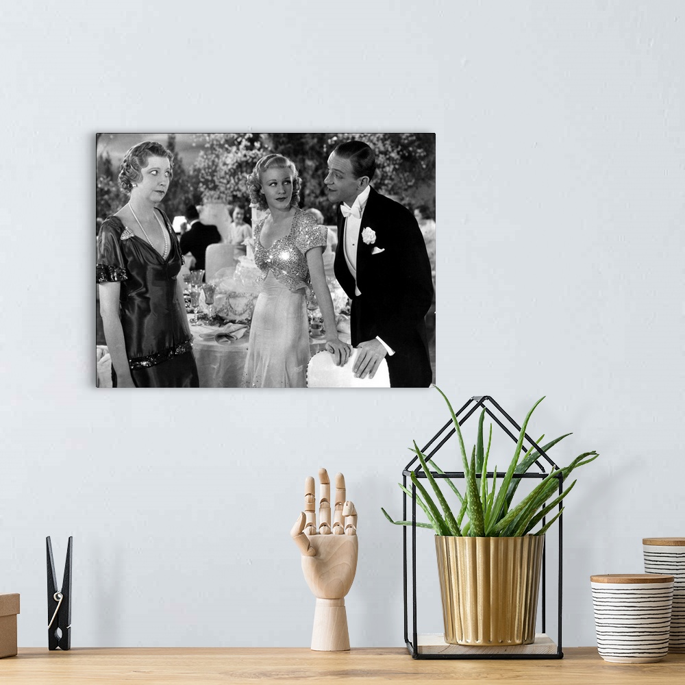 A bohemian room featuring Helen Broderick, Ginger Rogers, Fred Astaire, Top Hat