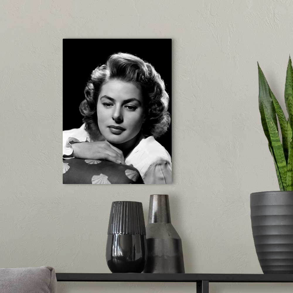 A modern room featuring Ingrid Bergman in Gaslight - Vintage Publicity Photo