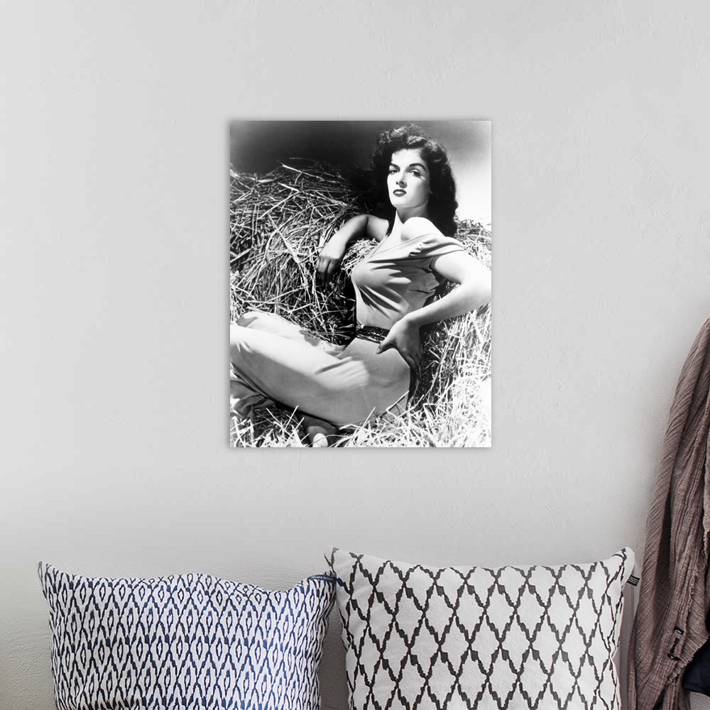 A bohemian room featuring Jane Russell, The Outlaw