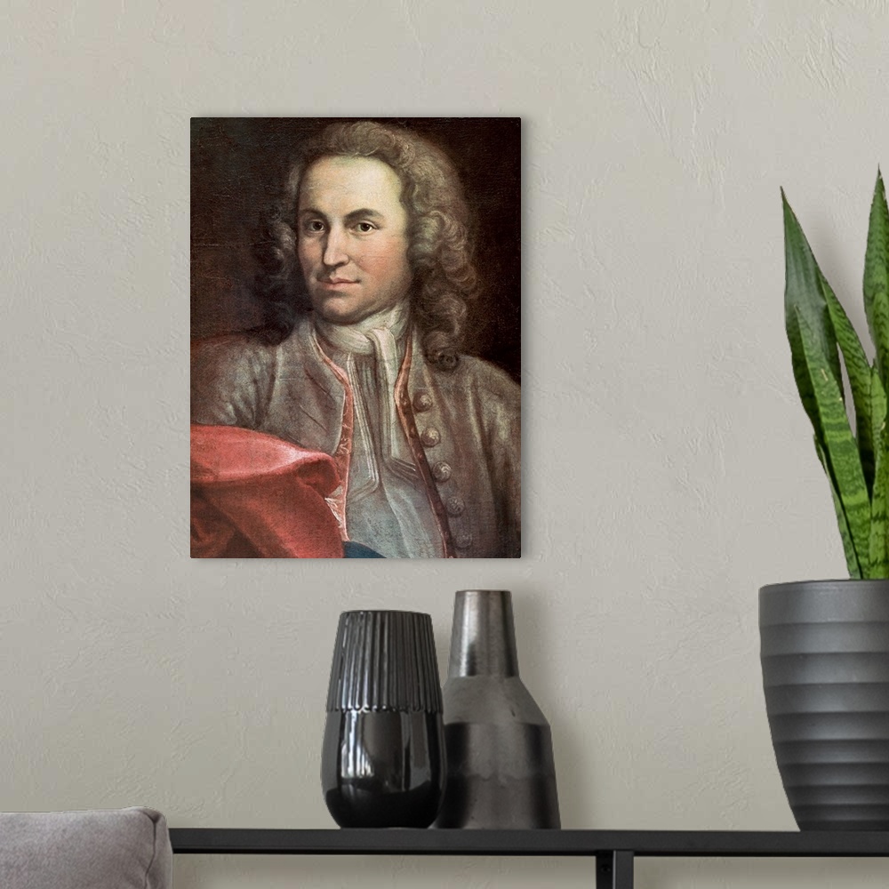A modern room featuring Johann Sebastian Bach