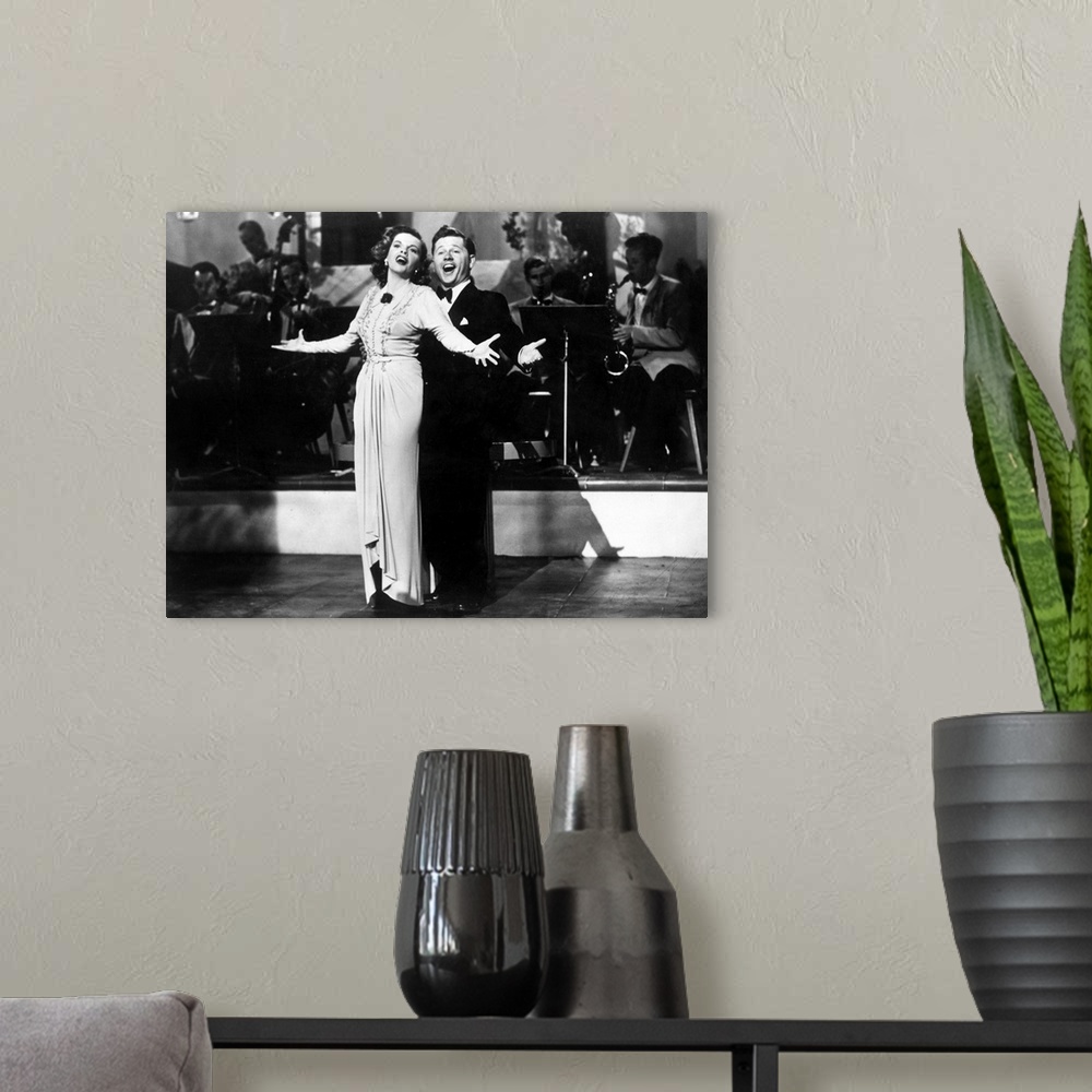 A modern room featuring Judy Garland, Mickey Rooney, Words And Music