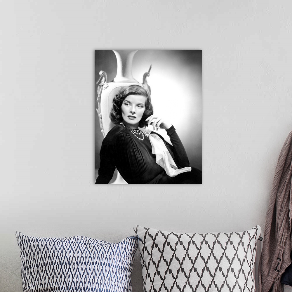 A bohemian room featuring Katharine Hepburn in Holiday - Vintage Publicity Photo