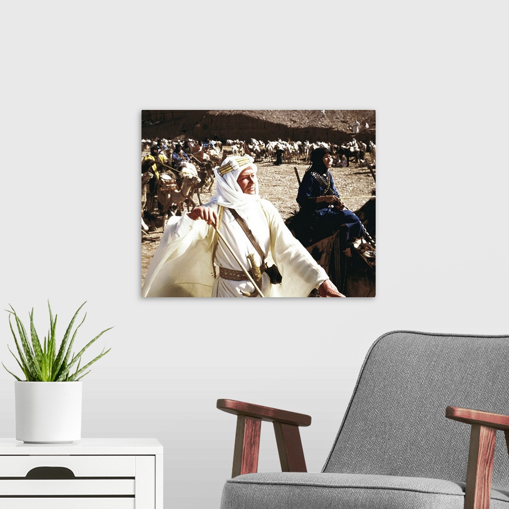 A modern room featuring Lawrence of Arabia - Movie Still