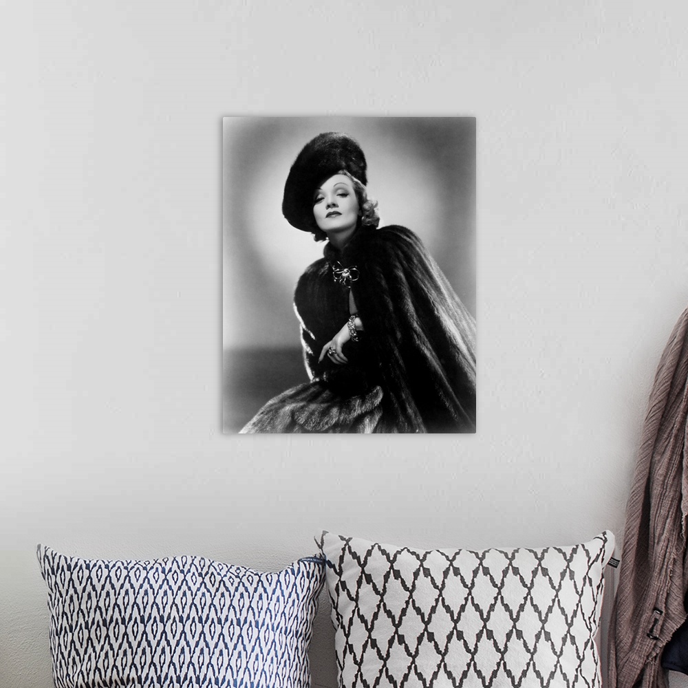 A bohemian room featuring Marlene Dietrich, Ca. Late 1930's