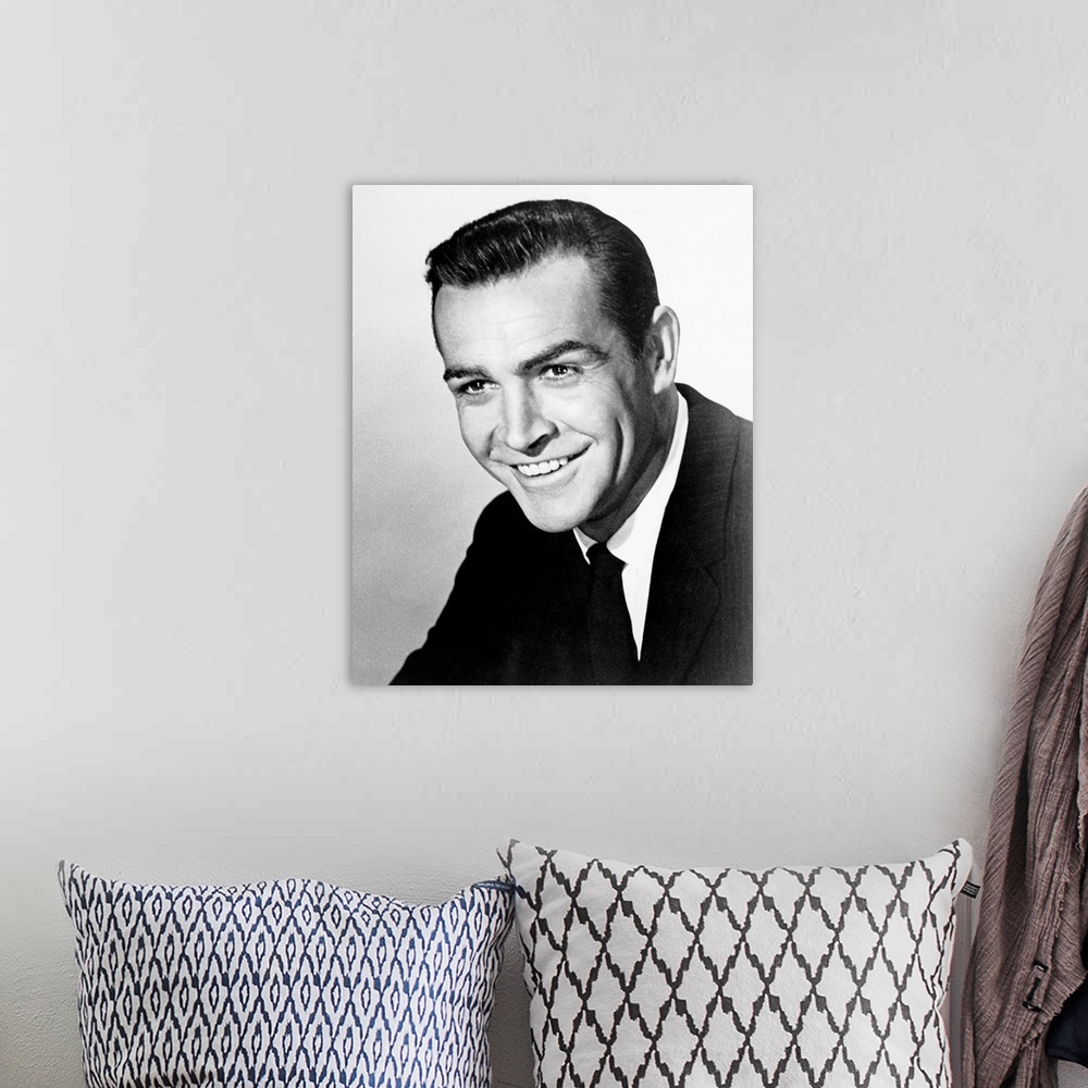 A bohemian room featuring Marnie, Sean Connery, 1964.