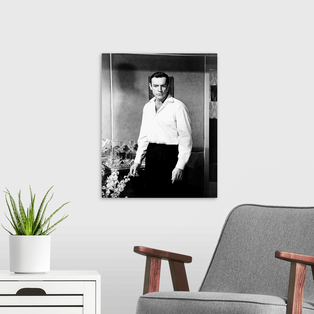 A modern room featuring Marnie, Sean Connery, 1964.