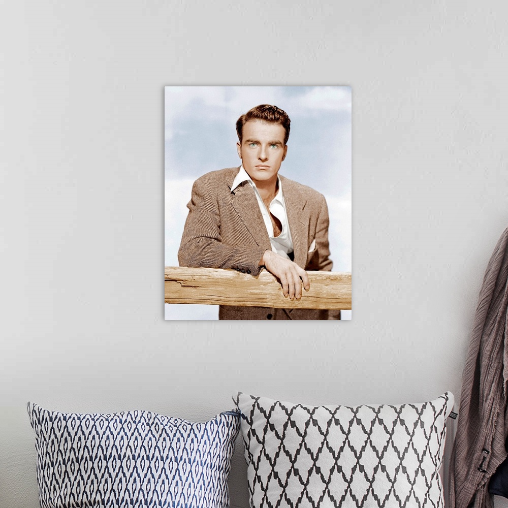 A bohemian room featuring Montgomery Clift