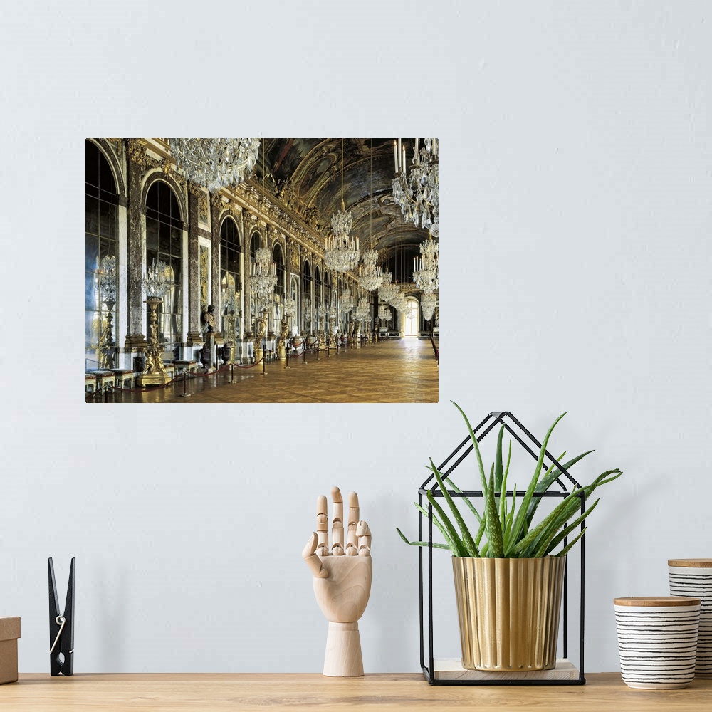 A bohemian room featuring Palace of Versailles