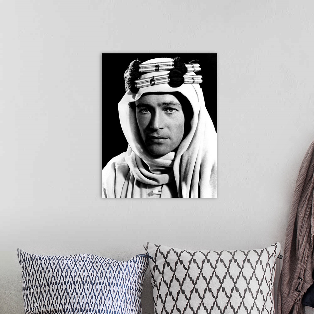 A bohemian room featuring Peter O'Toole in Lawrence Of Arabia - Vintage Publicity Photo