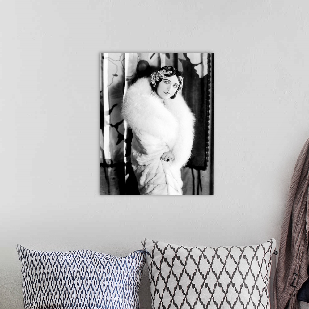 A bohemian room featuring Pola Negri