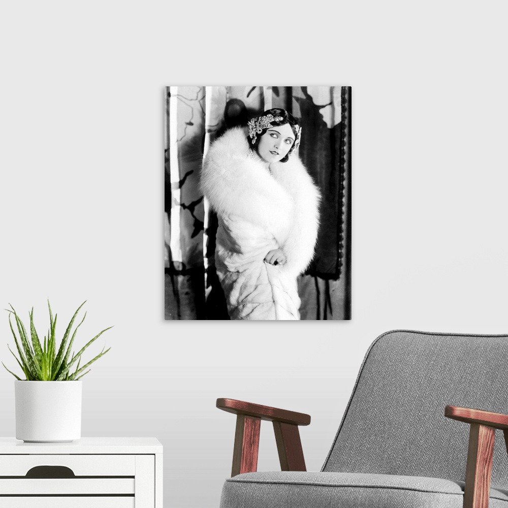 A modern room featuring Pola Negri