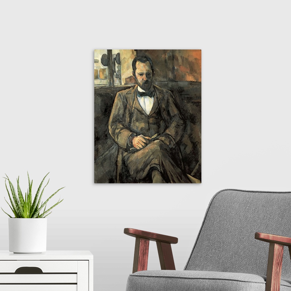 A modern room featuring Portrait of Ambroise Vollard