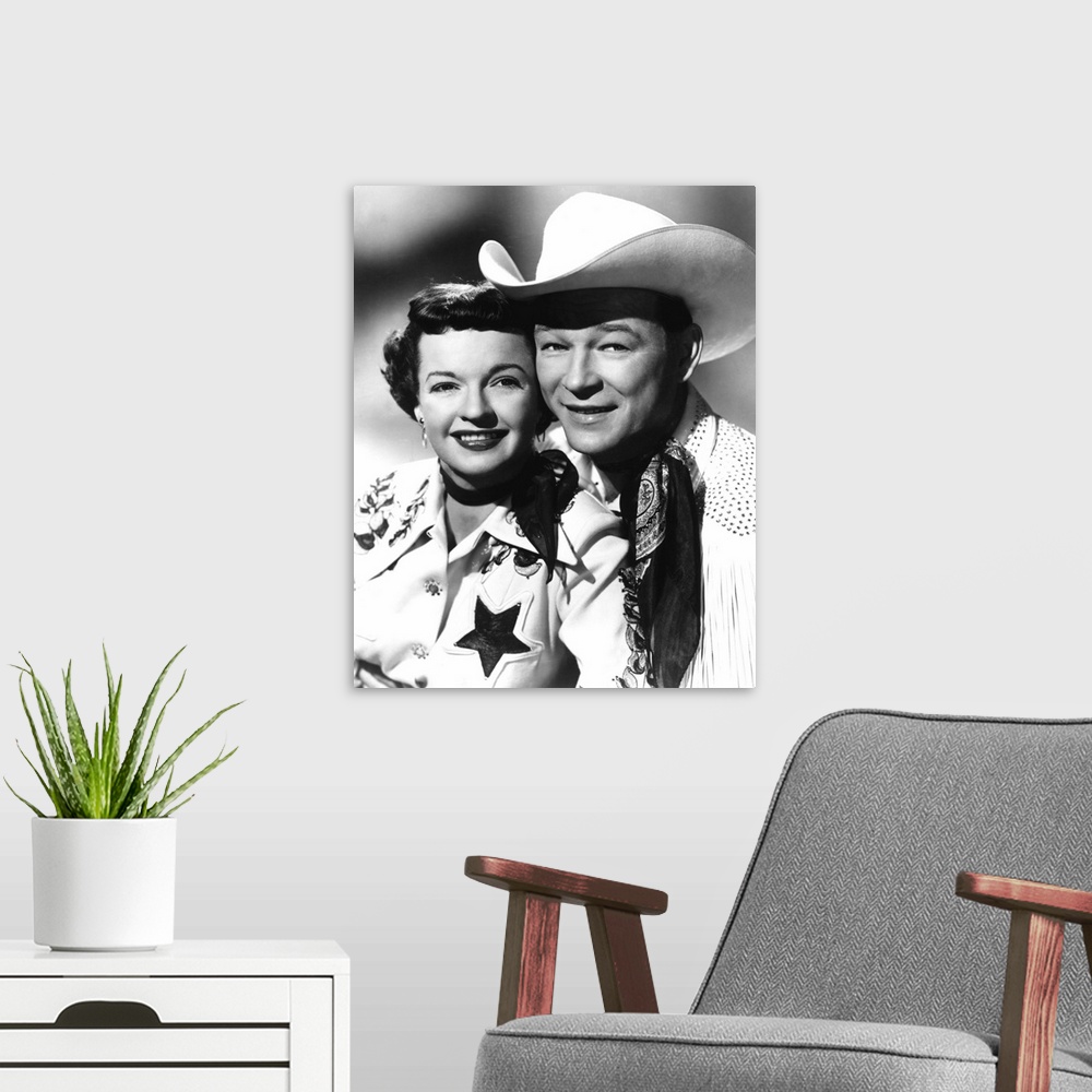 A modern room featuring Roy Rogers