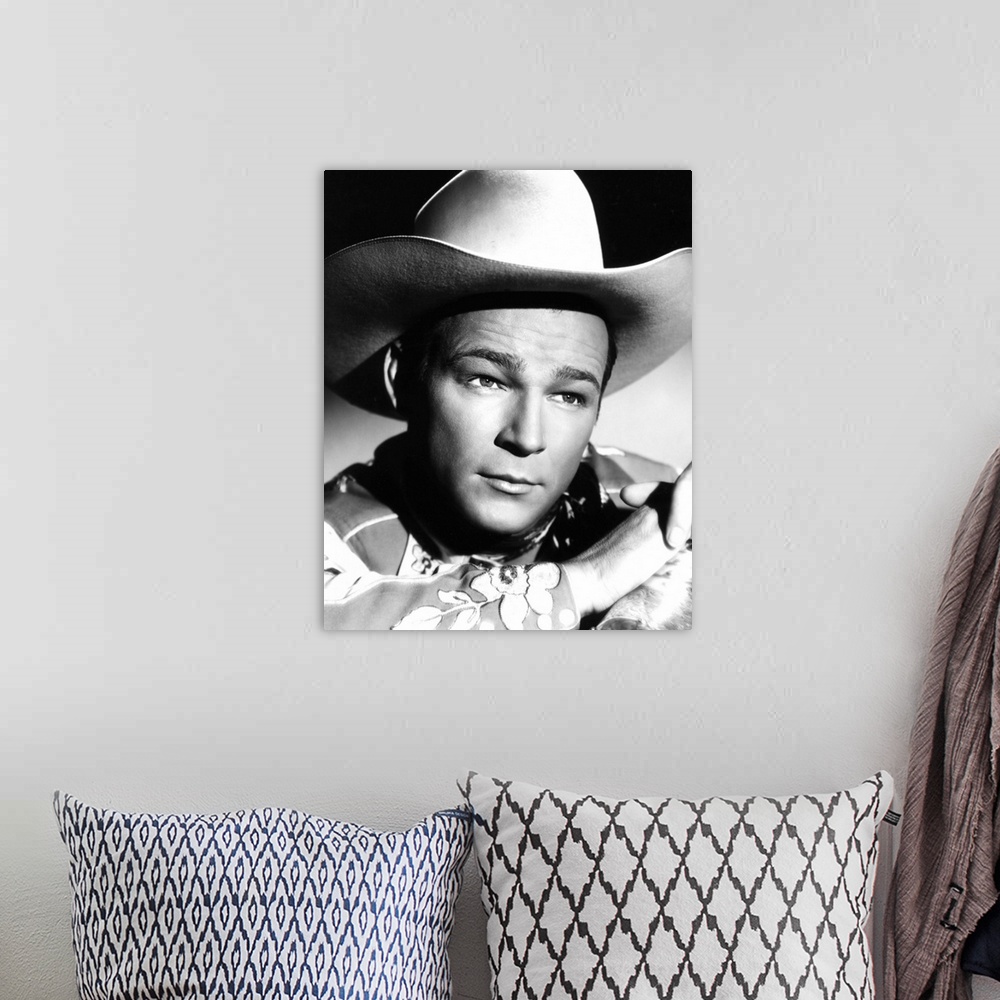 A bohemian room featuring Roy Rogers in Hands Across the Border - Vintage Publicity Photo