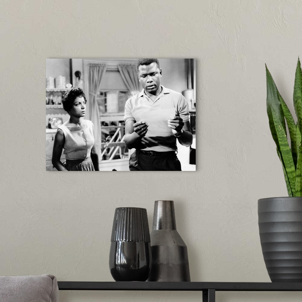A modern room featuring Ruby Dee, Sidney Poitier, A Raisin In The Sun