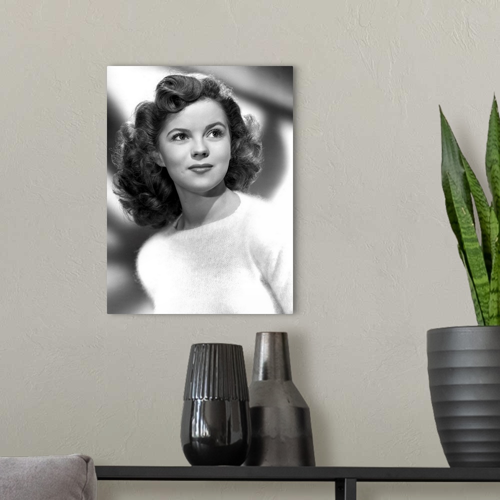 A modern room featuring Shirley Temple