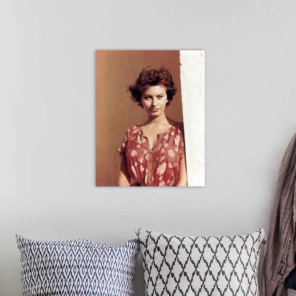 A bohemian room featuring Sophia Loren - Vintage Publicity Photo