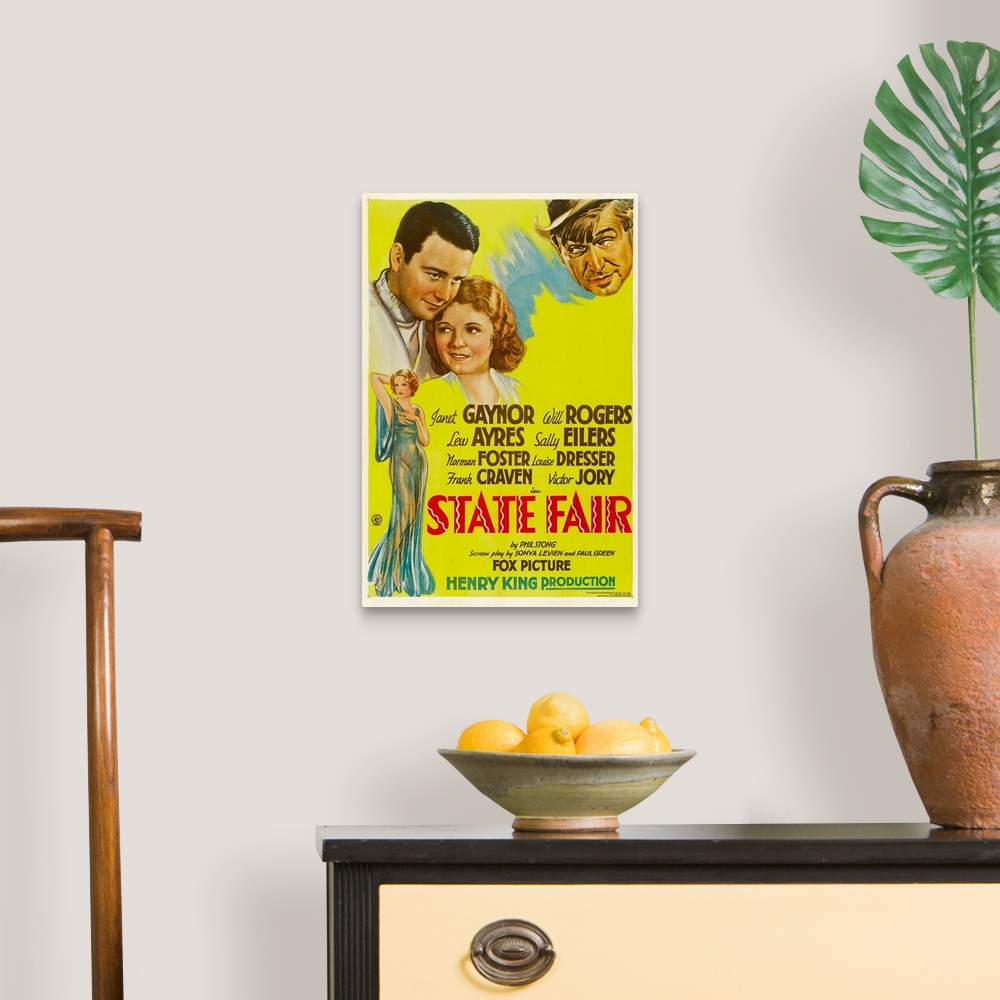 A traditional room featuring State Fair - Vintage Movie Poster