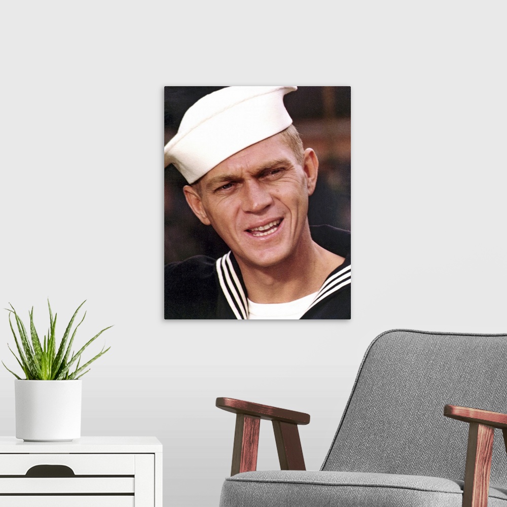 A modern room featuring Steve McQueen in The Sand Pebbles - Movie Still