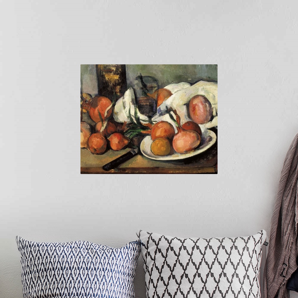 A bohemian room featuring Still Life with Onions