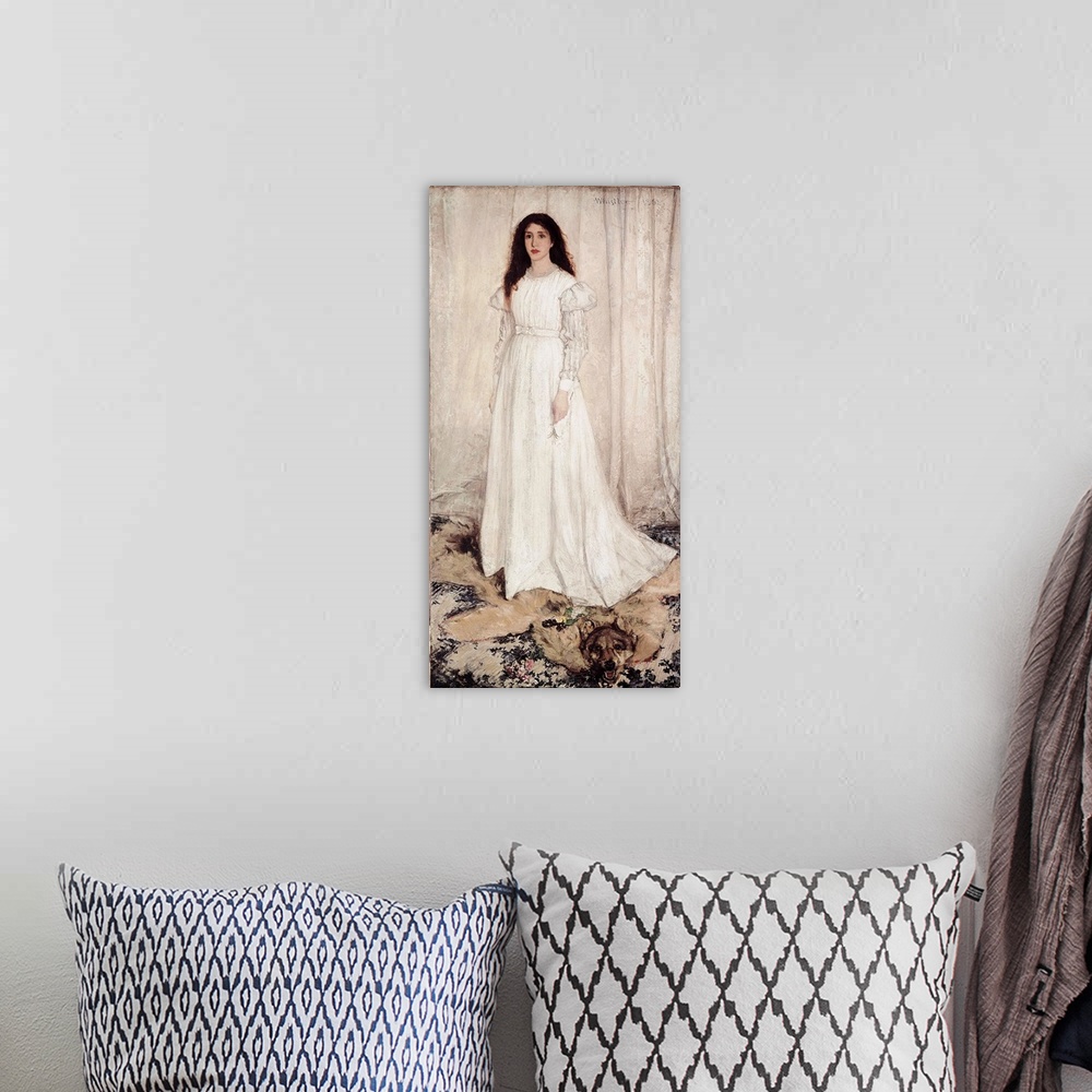 A bohemian room featuring Symphony in White, No.1
