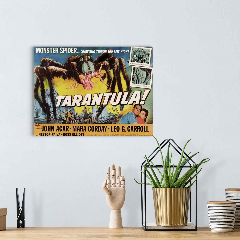 A bohemian room featuring Tarantula - Movie Poster