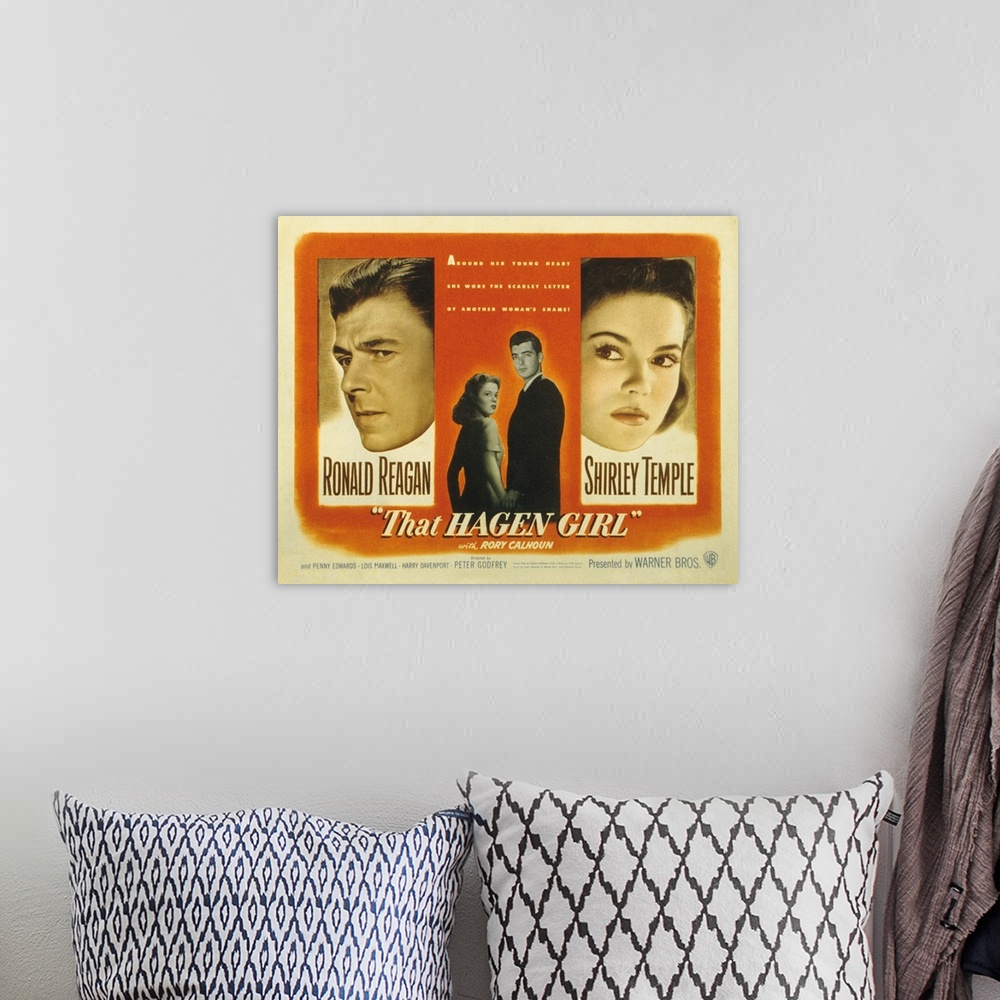 A bohemian room featuring That Hagen Girl - Movie Poster
