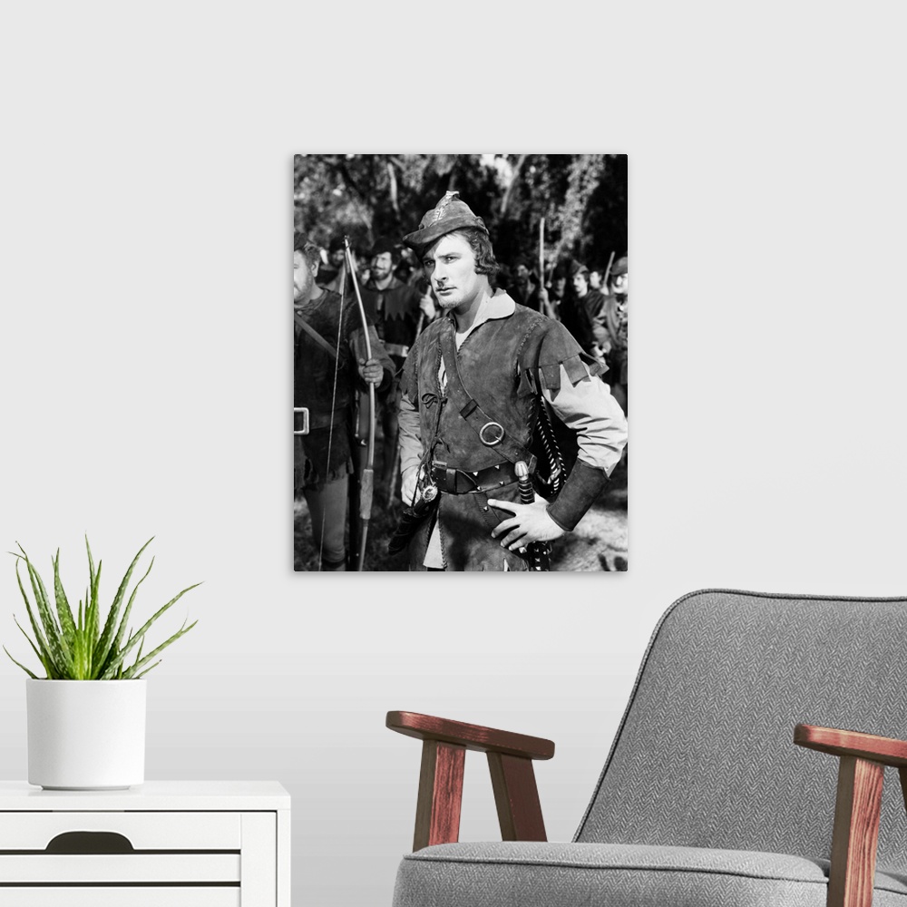 A modern room featuring The Adventures Of Robin Hood, Errol Flynn As Robin Hood, 1938