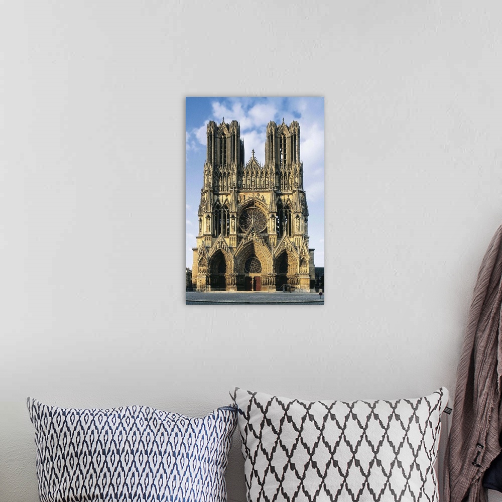 A bohemian room featuring The Cathedral of Notre-Dame