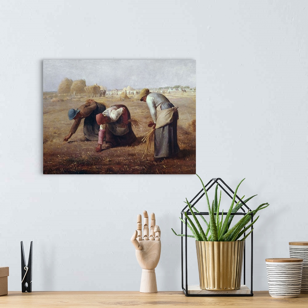 A bohemian room featuring The Gleaners