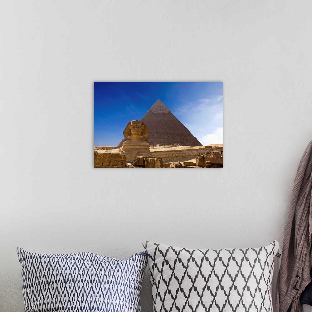 A bohemian room featuring The Great Pyramids, Egypt