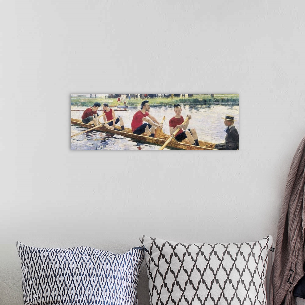A bohemian room featuring The Rowers