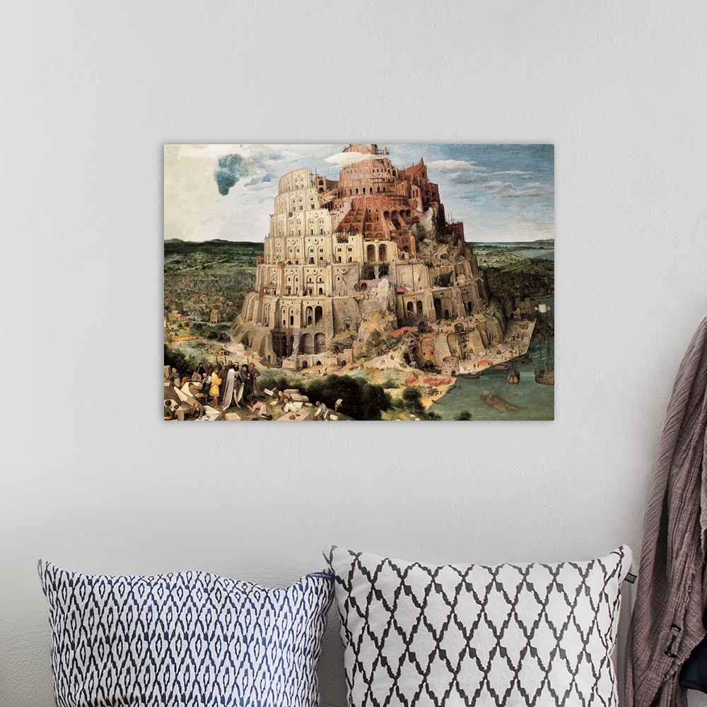 A bohemian room featuring The Tower of Babel