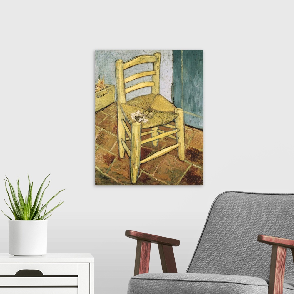 A modern room featuring Van Gogh's Chair